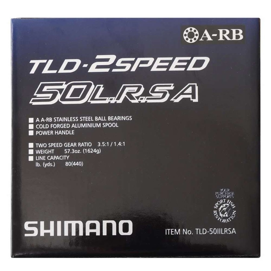 Reels * | Shimano Tld 50 Lrs 2-Speed Reel