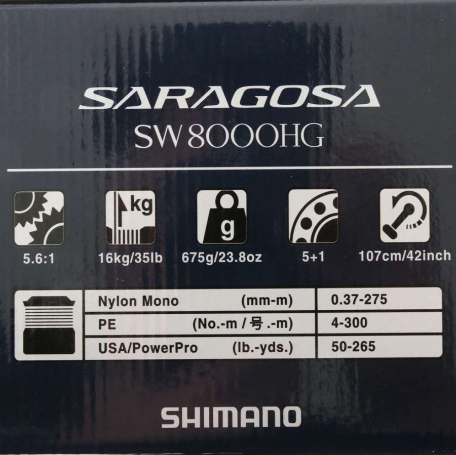 Reels * | Shimano Saragosa Sw A 8000 Hg Spinning Reel