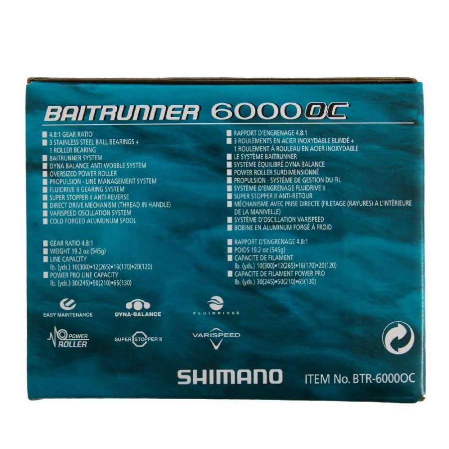 Reels * | Shimano Baitrunner 6000 Oc Reel