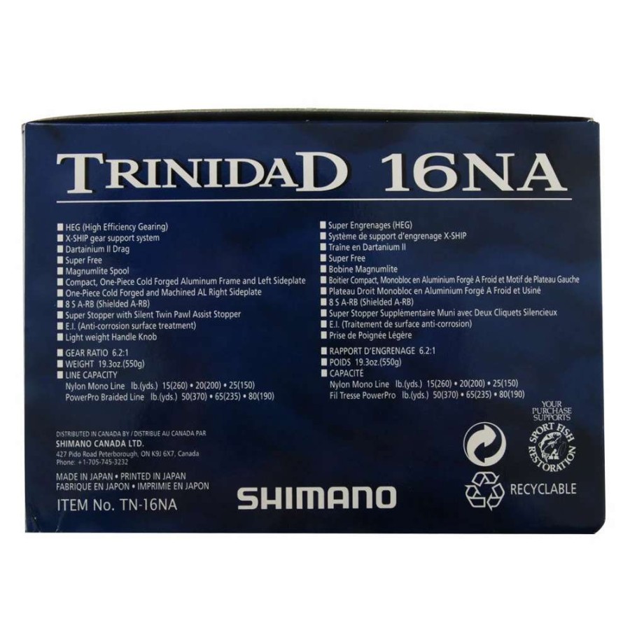 Reels * | Shimano Trinidad 16 Na Narrow Jigging Reel