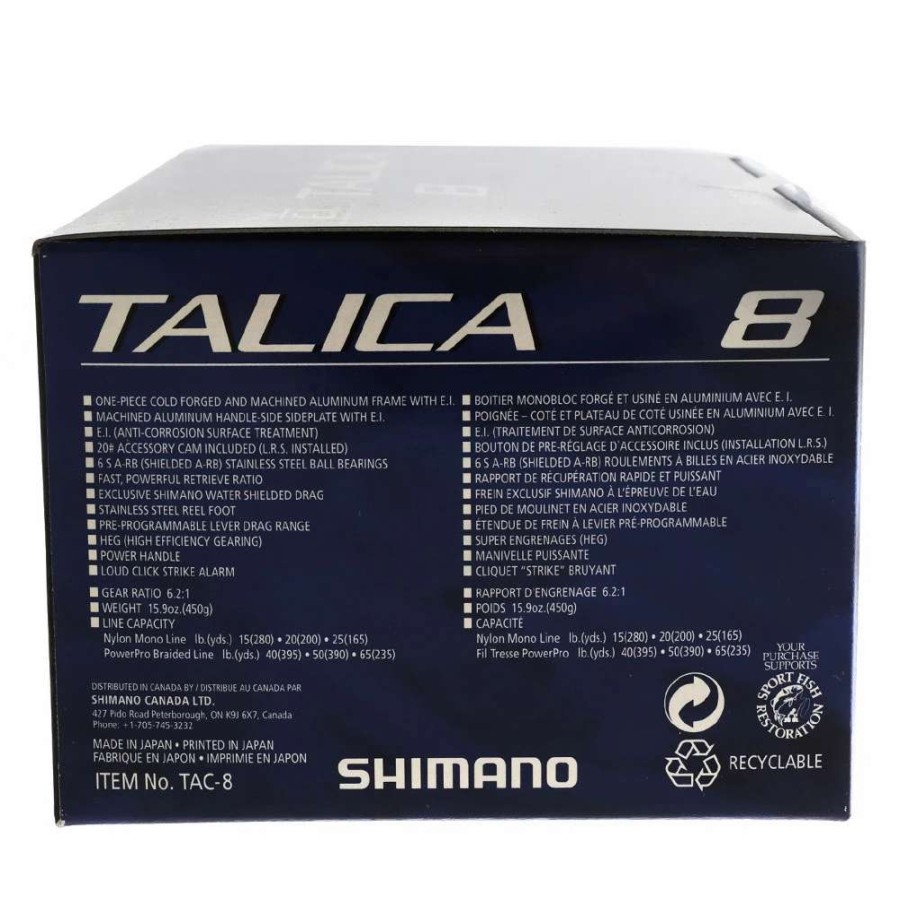 Reels * | Shimano Talica 8 Jigging Reel