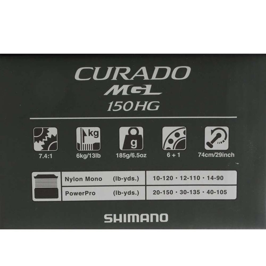 Reels * | Shimano Curado Mgl 150 Hg Baitcast Reel