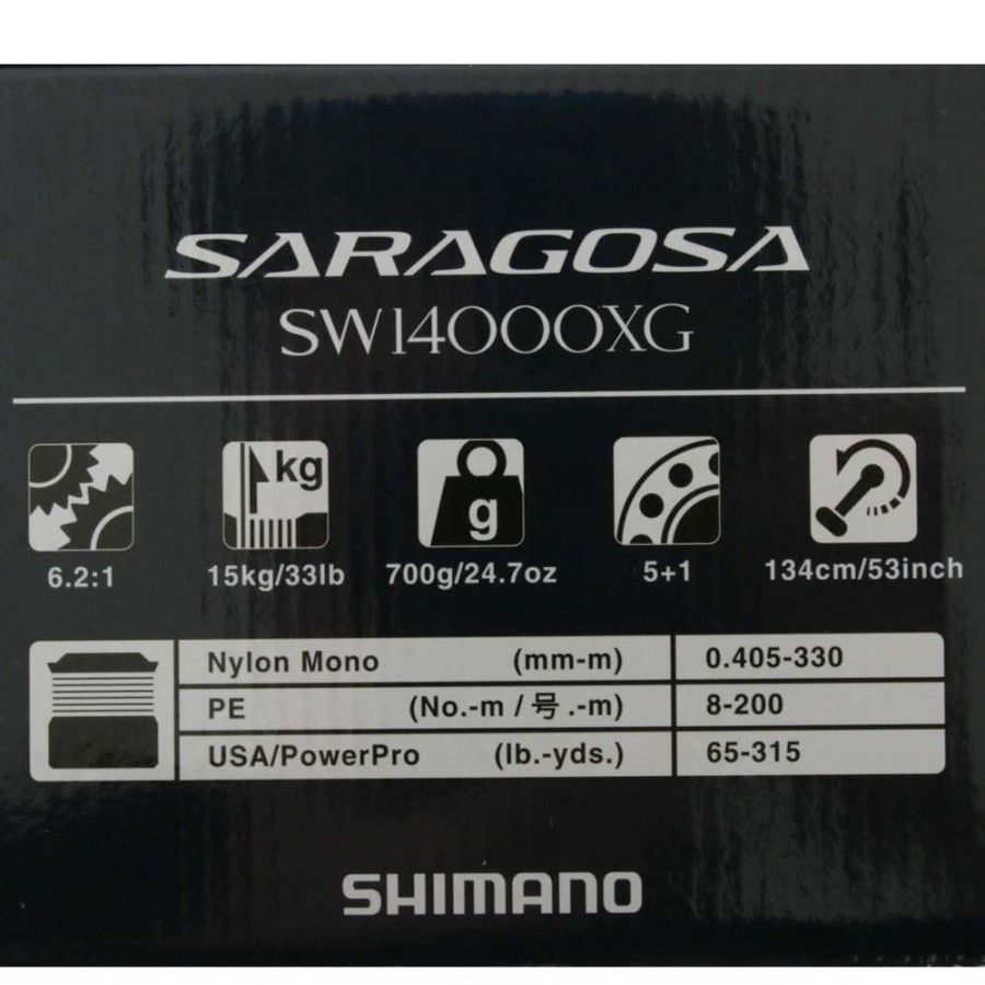 Reels * | Shimano Saragosa Sw A 14000 Xg Spinning Reel