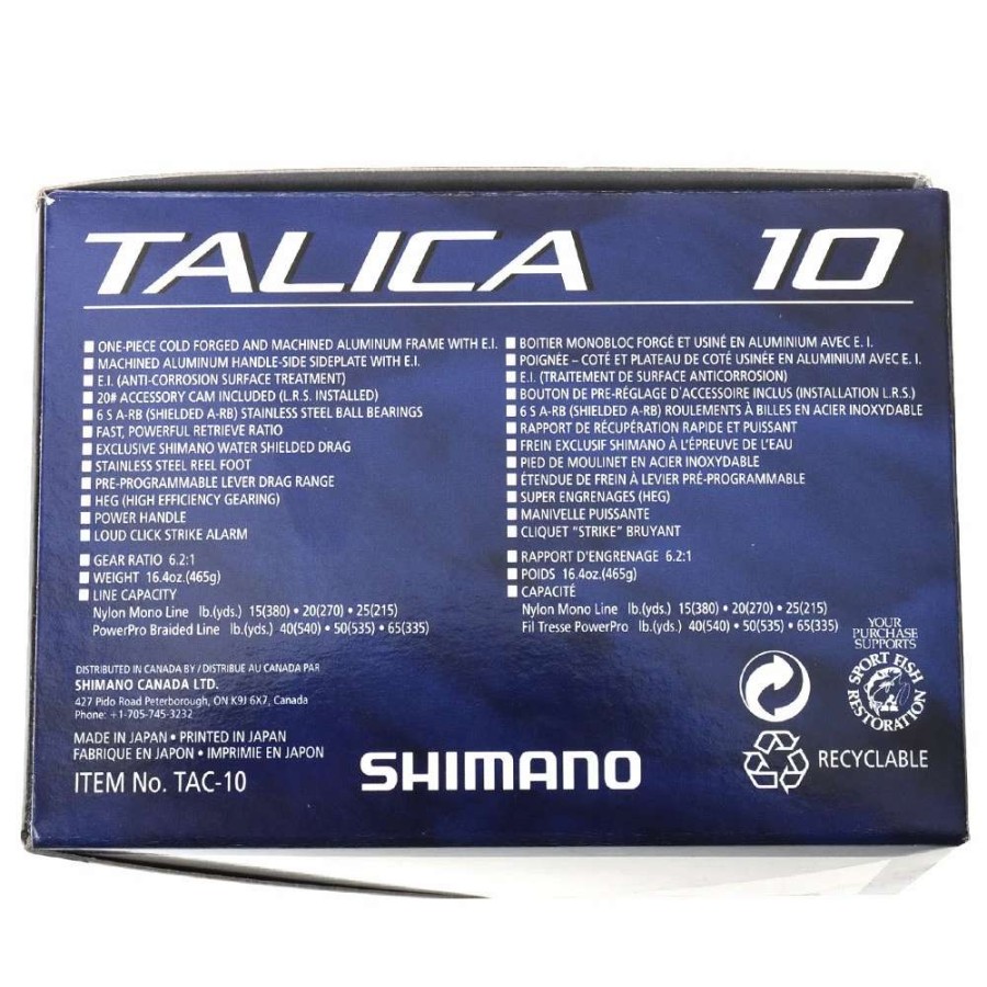 Reels * | Shimano Talica 10 Jigging Reel