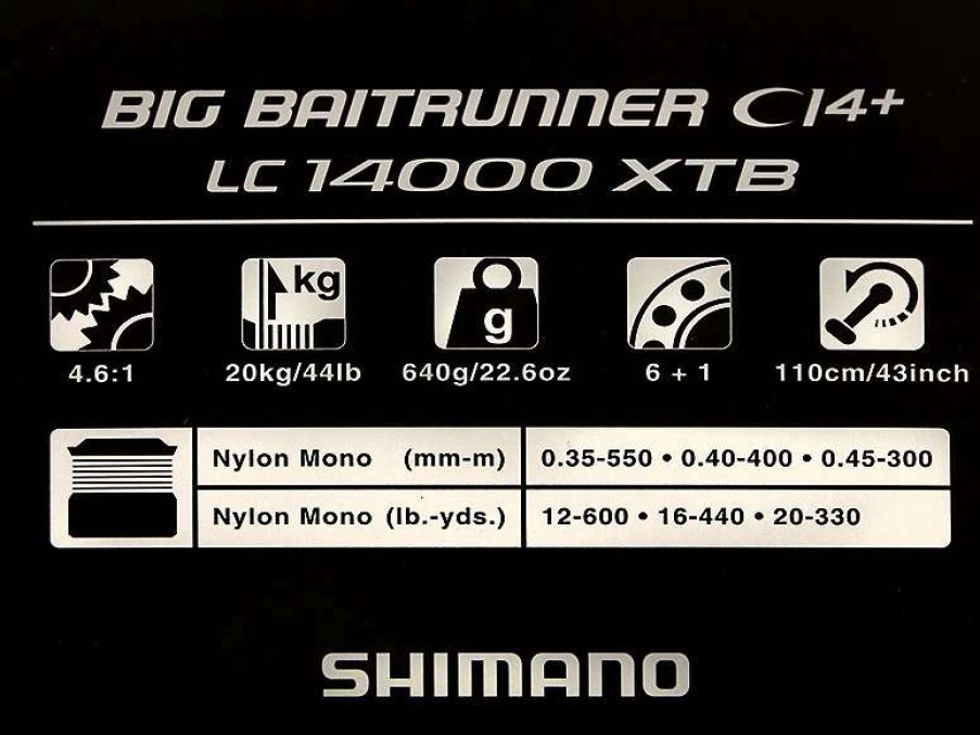 Reels * | Shimano Big Baitrunner Ci4+ Xtb Long Cast Surfcasting Reel