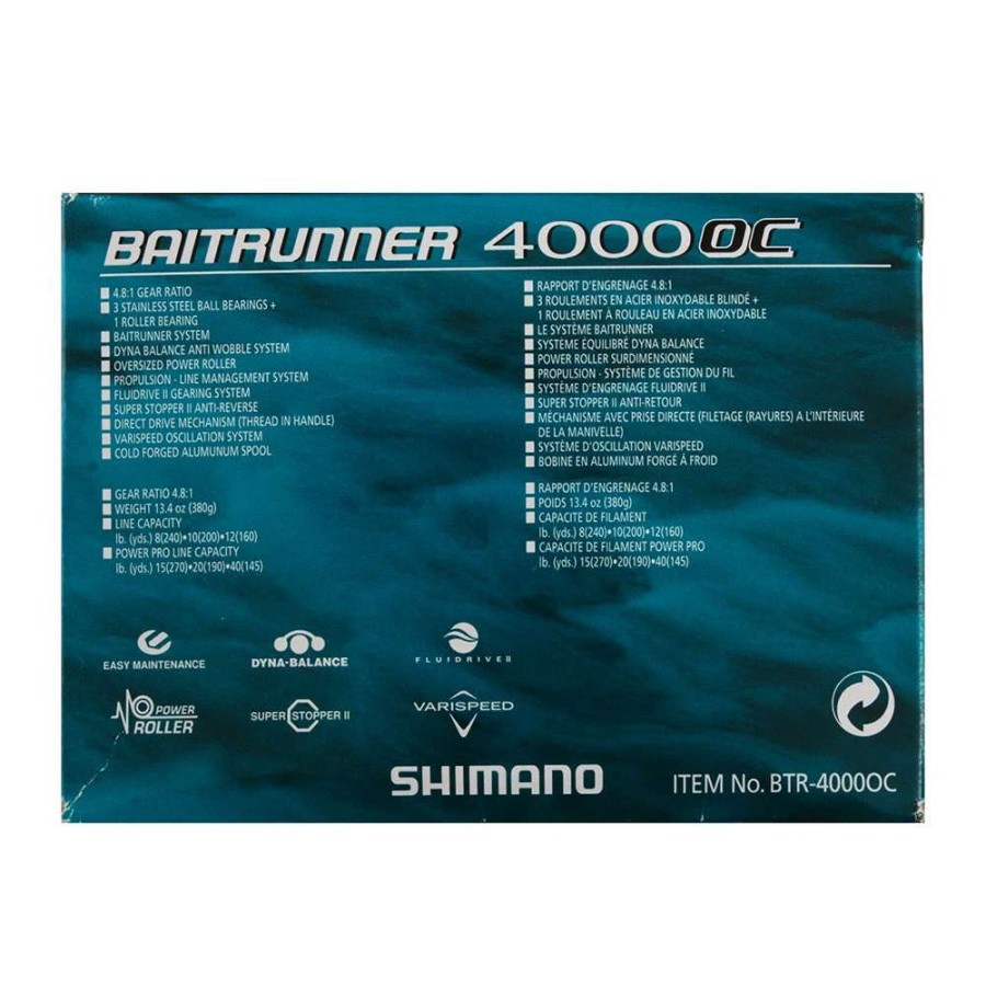 Reels * | Shimano Baitrunner 4000 Oc Reel