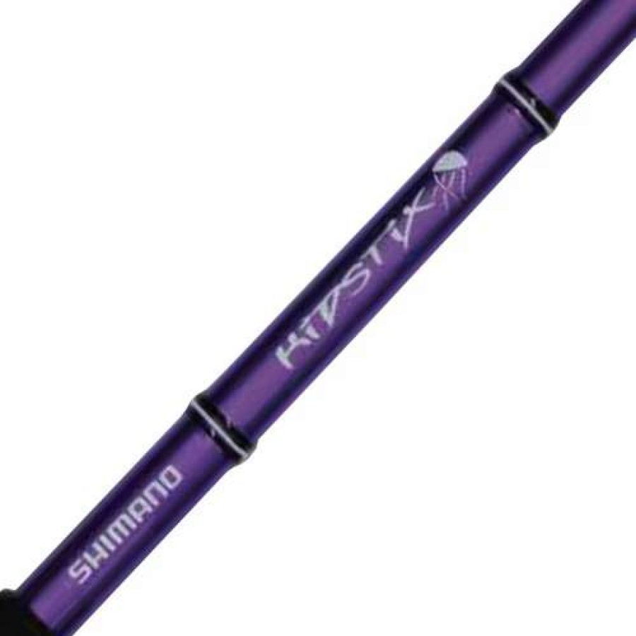 Shimano Rods * | Shimano Kidstix Purple Spinning Rod 6Ft 2-5Kg 2Pc