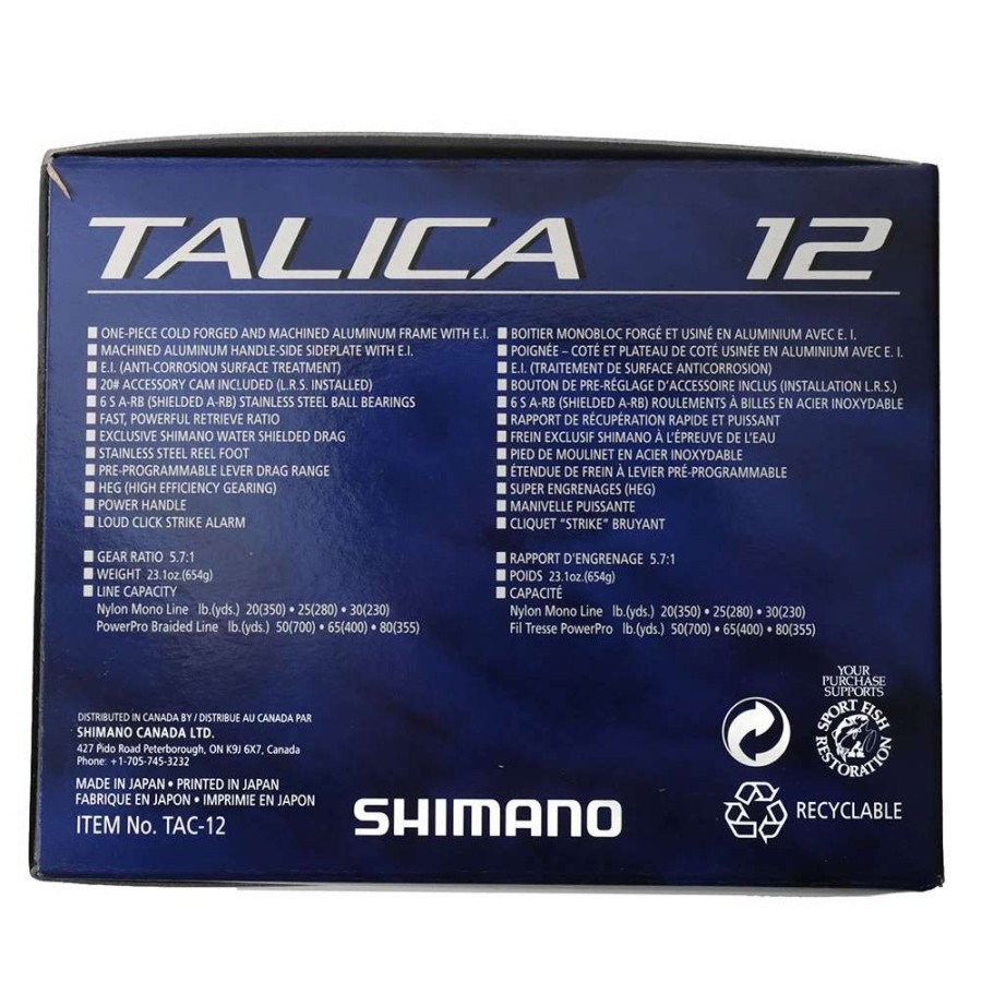 Reels * | Shimano Talica 12 Jigging Reel