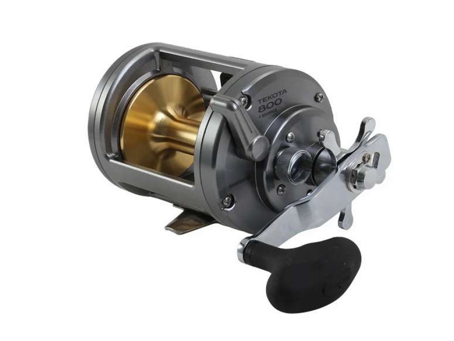 Reels * | Shimano Tekota 800 Level Wind Overhead Reel