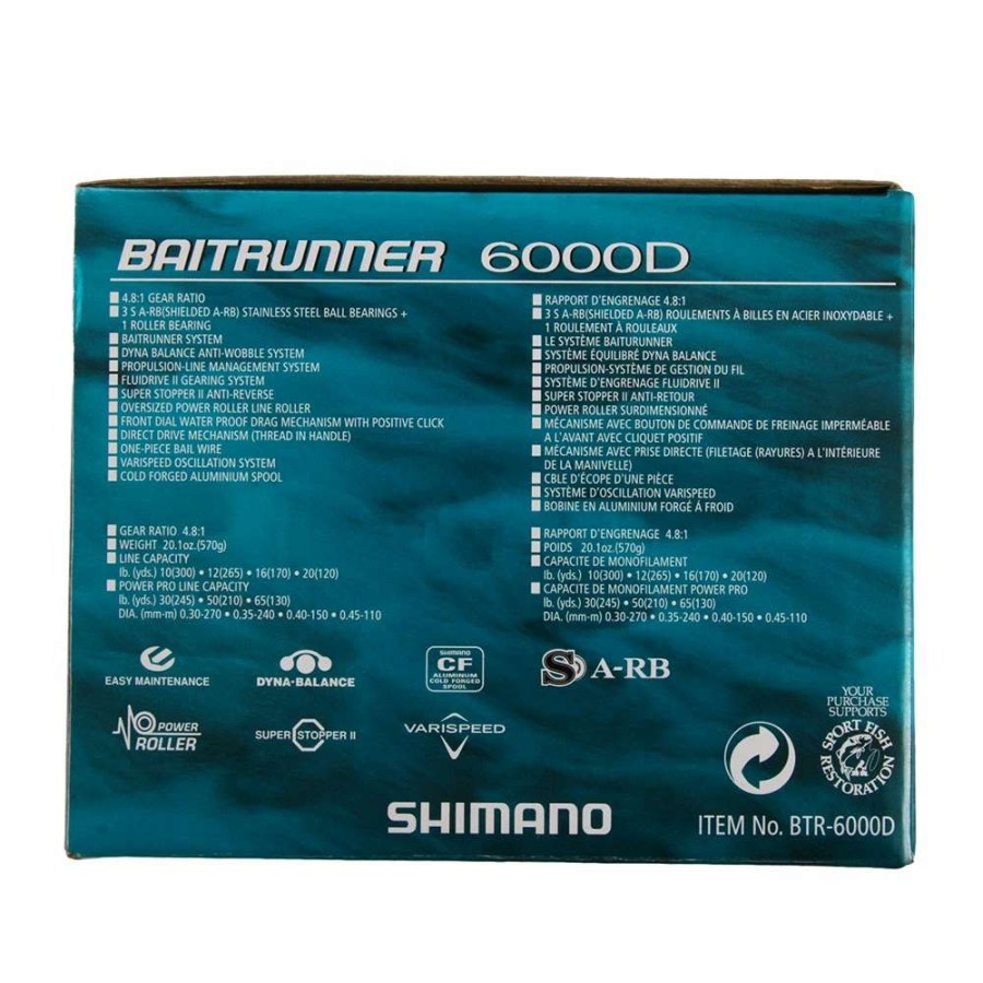 Reels * | Shimano Baitrunner 6000 D Reel